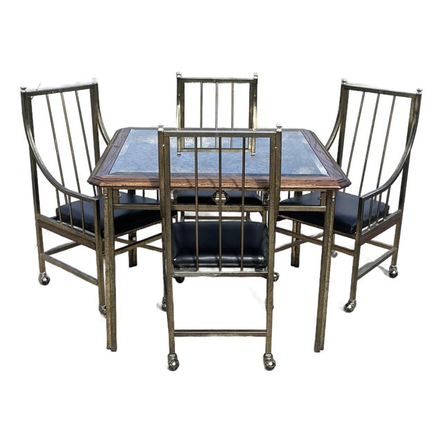 Mid-Century Dining Set by Flanders Industries Inc. For Sale