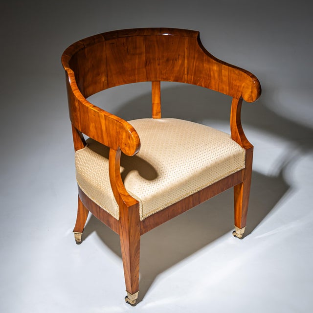 Biedermeier Desk Armchair, 1830 For Sale - Image 4 of 9