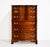 Vintage Georgian Style Mahogany Tall Chest of Drawers With Brass Bail Hardware For Sale - Image 4 of 13
