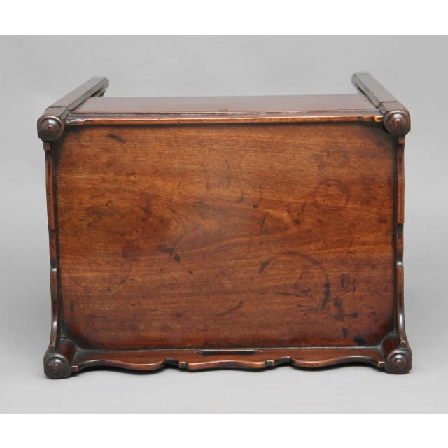 Brown Mahogany Bedside Cupboard, 1780s For Sale - Image 8 of 11