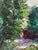 Vintage 1960's Oil Painting French Garden - Unknown Artist For Sale In Los Angeles - Image 6 of 8