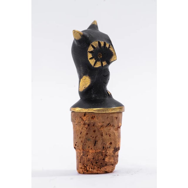 1950s Owls Bottle Stopper by Walter Bosse, 1950s For Sale - Image 5 of 8