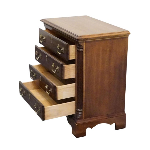 National / Mt. Airy Solid Cherry Traditional Style 26" Chairside Chest / Nightstand For Sale In Kansas City - Image 6 of 12