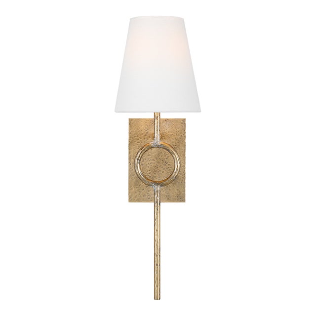 Thom Filicia by Visual Comfort Studio Montour 1-Light Large Sconce in Coastal Gild For Sale