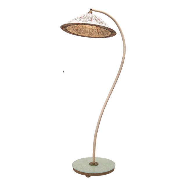 Arc Floor Lamp attributed to Iwo, Sweden, 1930s For Sale