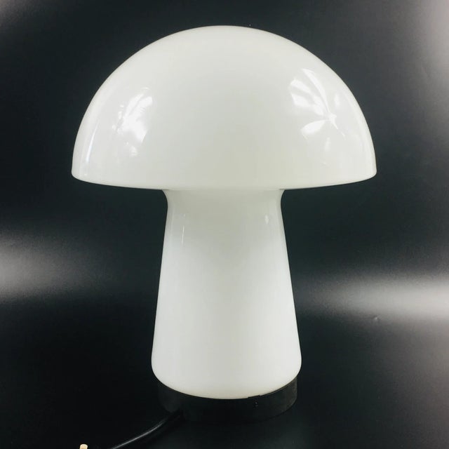 1970s Large Model 6060 Mushroom Table Lamp from Glashütte Limburg, Germany, 1970s For Sale - Image 5 of 12