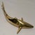 Mid-Century Modern Solid Brass Shark Paper Weight For Sale In Mobile - Image 6 of 9