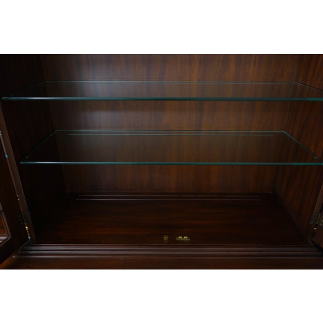 Henkel Harris Breakfront Bar Mahogany Bookcase For Sale In Philadelphia - Image 6 of 18