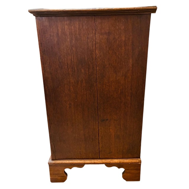Late 19th Century Antique Georgian Style Chest of Drawers For Sale - Image 5 of 6
