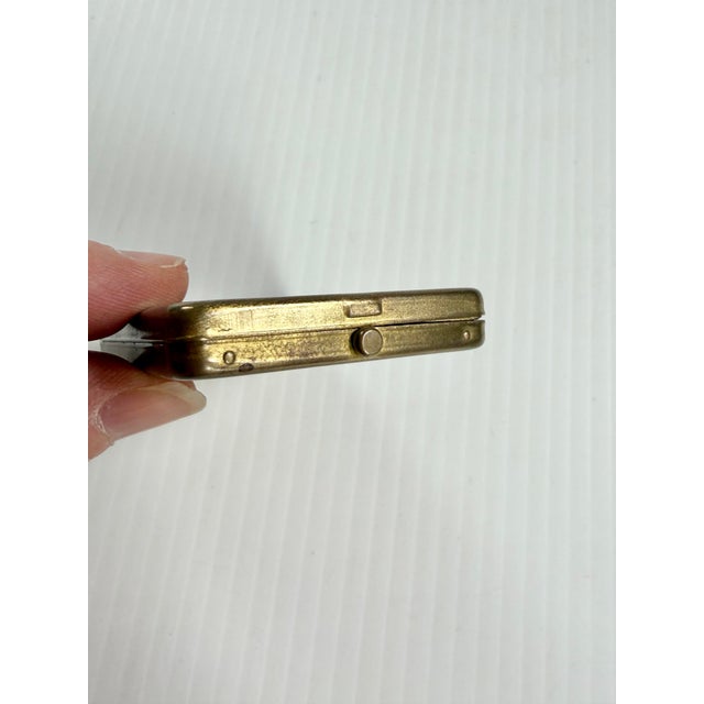 Brass Antique Ansonia Sun Watch Portable Pocket Brass Sundial Compass For Sale - Image 8 of 10