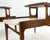 Pair Sculptural 1970s Walnut Travertine Tops Step Side End Tables Singer Sons For Sale - Image 17 of 18