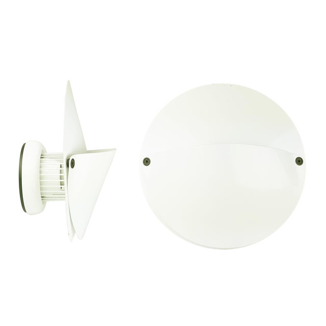 Giovi Wall Lamps in White Metal and Rubber by Achille Castiglioni for Flos, 1976, Set of 2 For Sale - Image 14 of 14