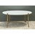 Mid-Century Modern Vintage Brass and Wood Oval Coffee Table For Sale - Image 3 of 12