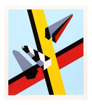 Reflection, Silkscreen by D'Arcangelo