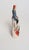 Circa 1920s Americana painted chalkware George Washington on horseback figurine in patriotic palette of red, white, and...