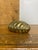 Vintage Brass Clam Shell Box with Hinged Top