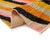 Textile Bold Diagonal Stripe Hand-Knotted Moroccan Wool Runner | 12'11" X 2'7" | One of a Kind For Sale - Image 7 of 10