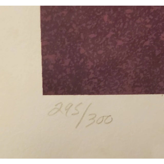 Glass Art Deco Serigraph Erté's "Heat" For Sale - Image 7 of 12