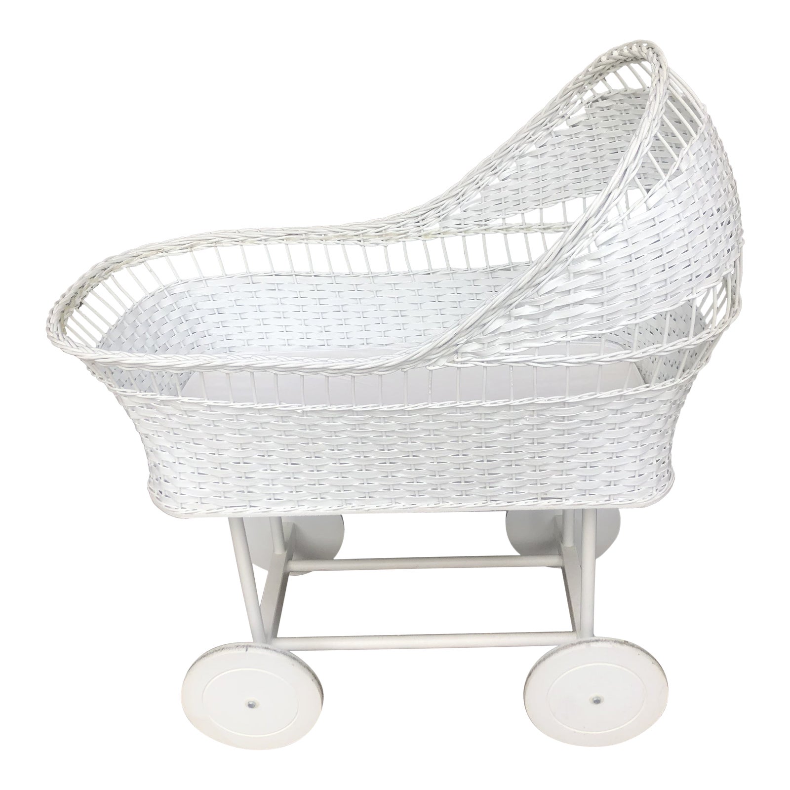 Wicker on Wheels Chairish