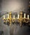 1920 Caldwell Gild Bronze Sconces 3 Lights Louis XVI Style - a Pair For Sale - Image 10 of 12