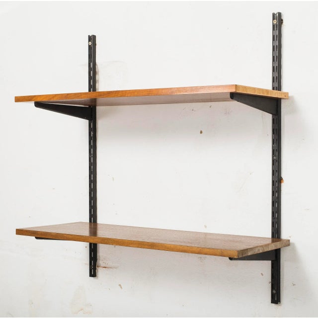 Wood Vintage Walnut Shelving System from Sparrings, 1960s For Sale - Image 7 of 7