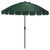 Dark Green Panza 9 Ft Crank Umbrella, Green/Brown Pole For Sale - Image 8 of 8