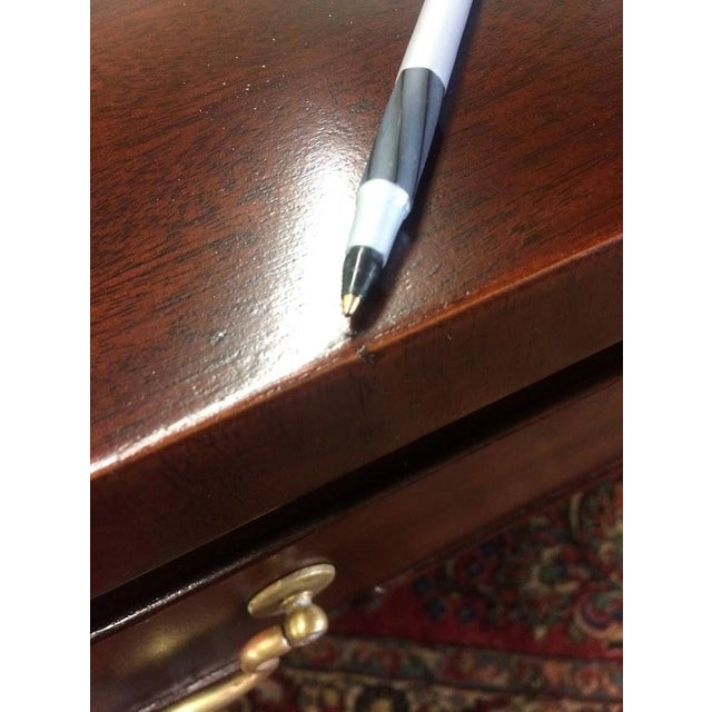 Vintage Executive Desk, Kittinger Furniture, George Washington Style Desk For Sale - Image 12 of 15