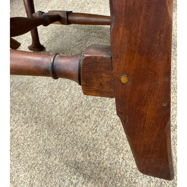 Late 20th Century Set of 6 Bench Made Cherry Queen Anne Style Dining Chairs by Douglas Campbell For Sale In Boston - Image 6 of 10