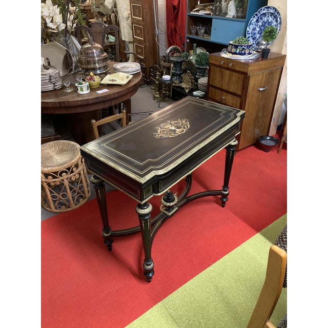 Napoleon III Game Console Table For Sale - Image 4 of 18