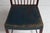 Vintage Dining Chairs in Mahogany with Blue Leather Seats from Fritz Hansen A/S, 1940s, Set of 8 For Sale - Image 10 of 18