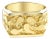 Mens Nugget Ring 14k Yellow Gold, Size 10 For Sale