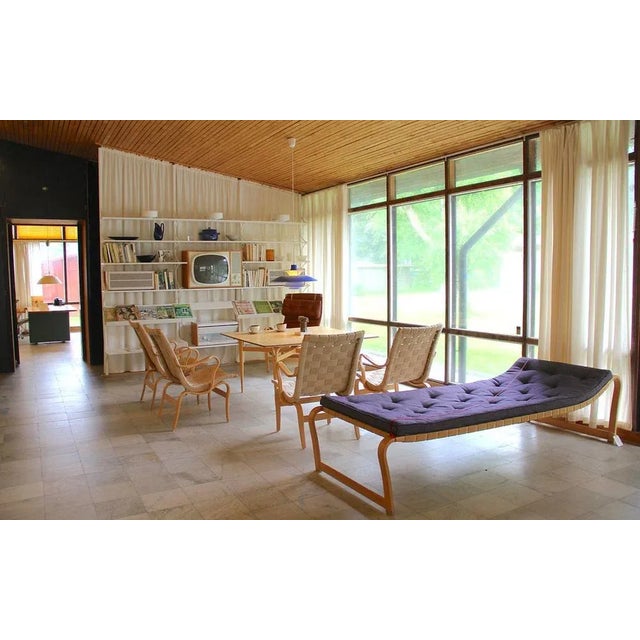 Bruno Mathsson Set of Eva Lounge Chairs by Bruno Mathsson for Firma Karl Mathsson, 1960s For Sale - Image 4 of 7