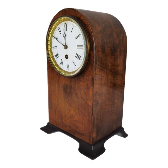 Antique Pendulum Clock in Walnut, 1900 For Sale