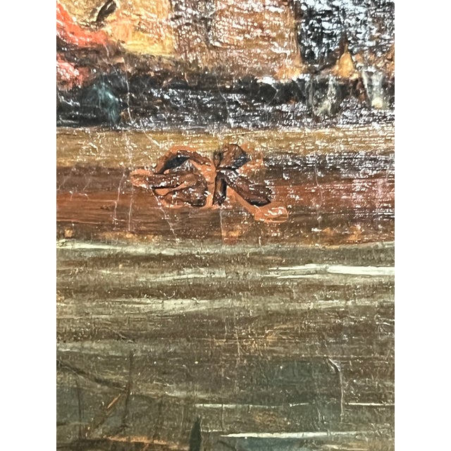 17th Century Dutch Old Master Painting, Monogrammed Sr For Sale - Image 9 of 11
