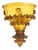 19th Century Glass Wall Flower Pot For Sale