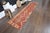 1970s Vintage Handmade Wool Cotton Red Crimson Runner Rug For Sale - Image 10 of 11