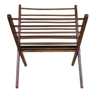 Mid-Century Folding Magazine Rack attributed to Cees Braakman, 1960s For Sale