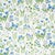 SAMPLE - Schumacher Carly Fabric In Blue Bell For Sale