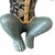 Large Vintage Hand Painted Chinese Chinoiserie “Hear No Evil” Monkey Sculpture For Sale In Los Angeles - Image 6 of 10