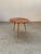 Round Wooden Table with Brass Top Edge and Three Legs, Itlay, 1950s For Sale - Image 3 of 8