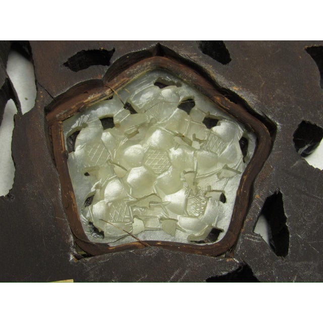 Chinese Carved Wood Hanging Panel For Sale - Image 9 of 12