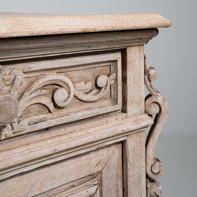 Oak Henri II Carved Buffet, Antique, France, 19th Century For Sale - Image 16 of 16