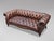 Antique Victorian Chesterfield Sofa in Brown Leather, 1880 For Sale - Image 13 of 14
