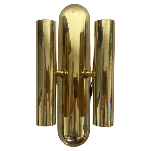 Mid-Century Brass Wall Lamp, 1970s For Sale - Image 6 of 6