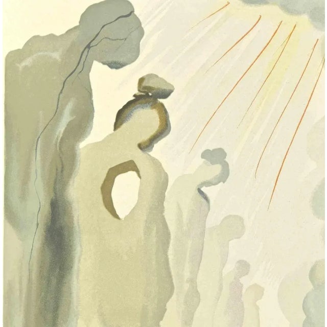 Modern Salvador Dalí, Purgatory, Woodcut, 1963 For Sale - Image 3 of 4