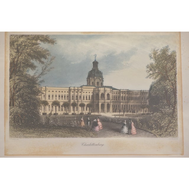 Classic Berlin veduta by A. Carse, framed by Amsler and Ruthhardt around 1965 behind glass This piece has an attribution...