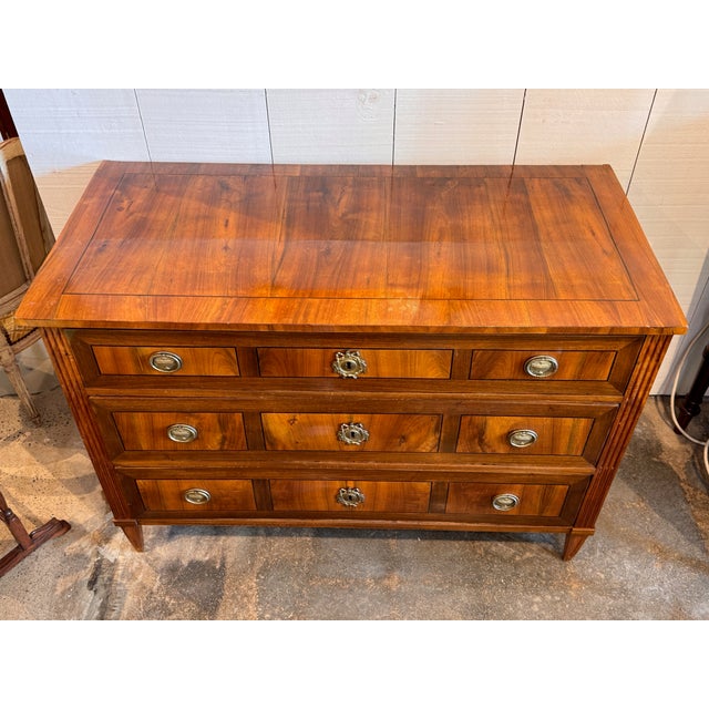 Late 18th Century Directoire Inlaid Commode For Sale - Image 10 of 12