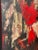 Dark Abstract Oil on Canvas Painting Norma Smith For Sale - Image 10 of 10