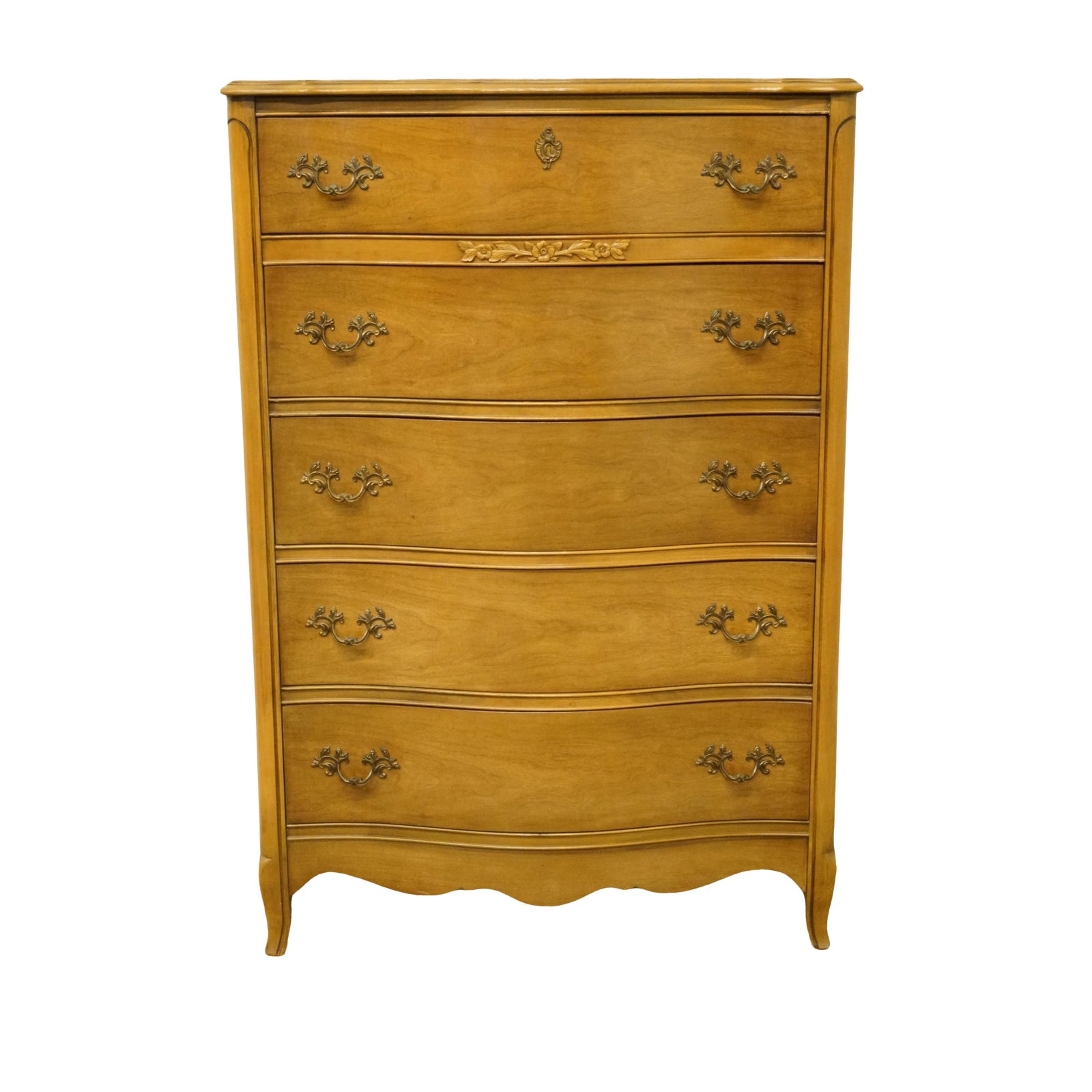 20th Century French Provincial Bassett Furniture Chest of Drawers