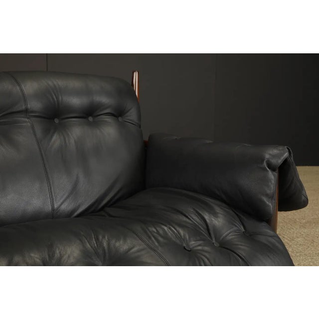 'Mole' Brazilian Rosewood Sofa by Sergio Rodrigues for Oca Brazil, 1960s, Signed For Sale - Image 14 of 18
